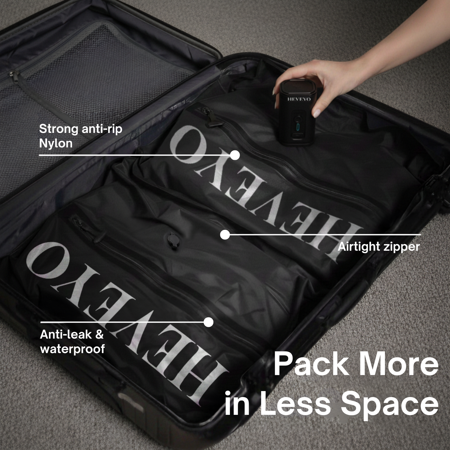 Heveyo™ Compression Bag - Pack More, Pay Less